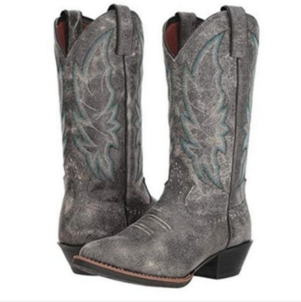 NWT Justin Calimero Leather Boots Size 7.5